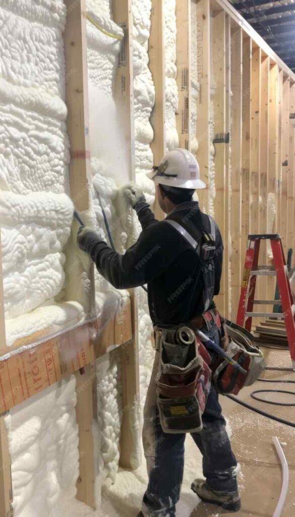 DIY spray foam insulation